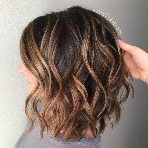Point Cut Bob Hairstyles With Caramel Balayage (Photo 1 of 20)
