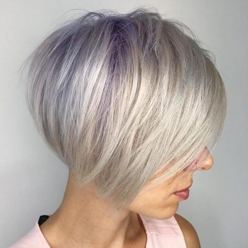 Silver Bob Hairstyles With Hint Of Purple (Photo 20 of 20)