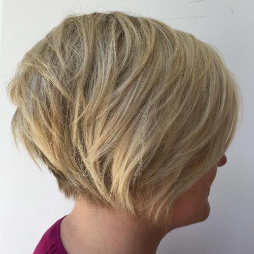Nape-Length Blonde Curly Bob Hairstyles (Photo 7 of 20)