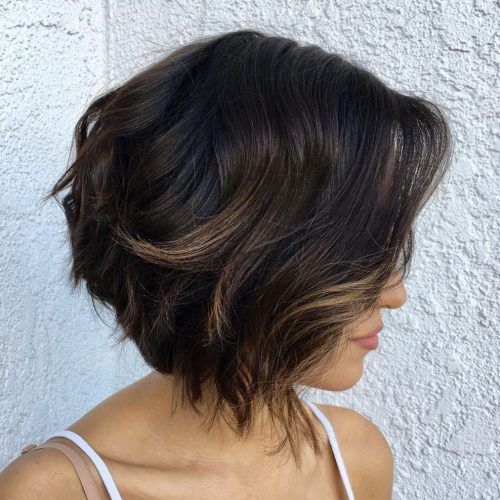 Black Inverted Bob Hairstyles With Choppy Layers (Photo 9 of 20)