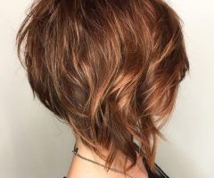 20 Best Ideas Inverted Caramel Bob Hairstyles with Wavy Layers