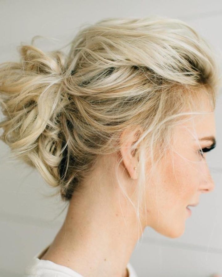 15 Best Collection of Updos for Medium Length Thin Hair