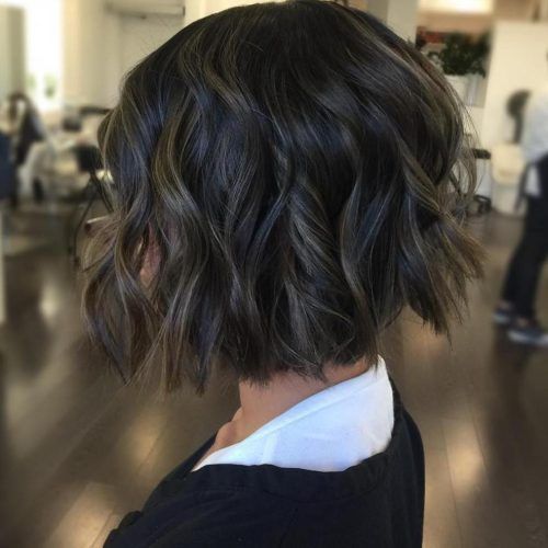 Black And Brown Choppy Bob Hairstyles (Photo 6 of 20)