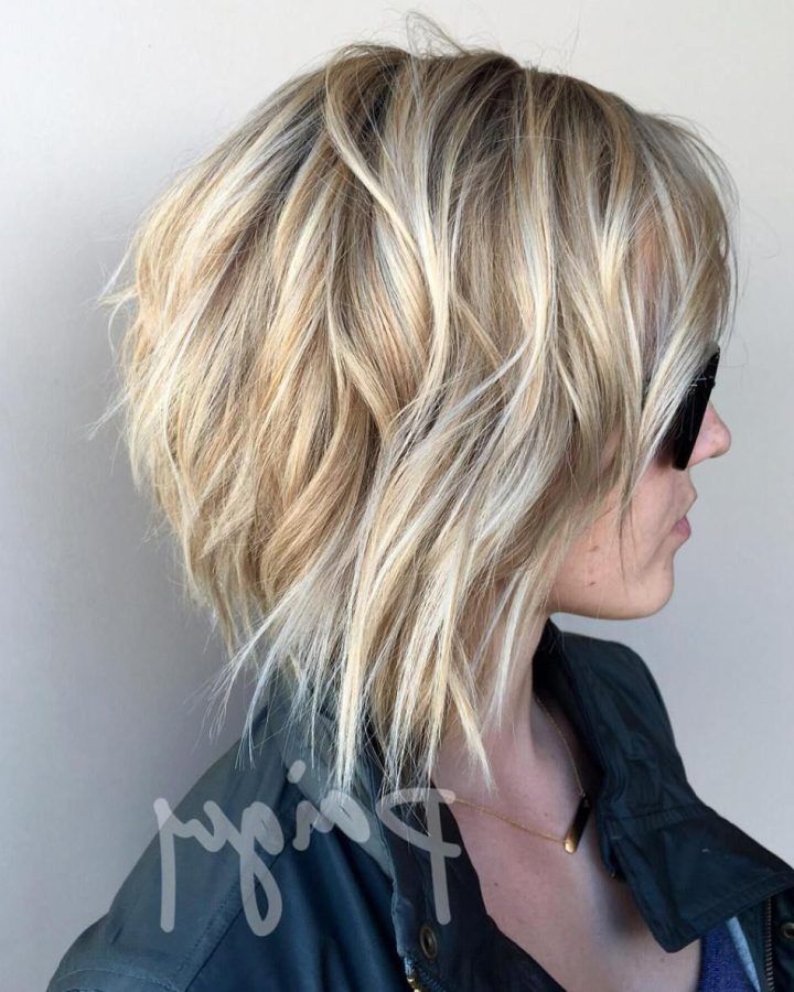 20 Best Collection of Tousled Razored Bob Hairstyles