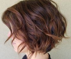 20 Best Collection of Short Chocolate Bob Hairstyles with Feathered Layers