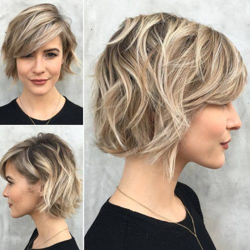 Short Chopped Bob Hairstyles With Straight Bangs (Photo 10 of 20)
