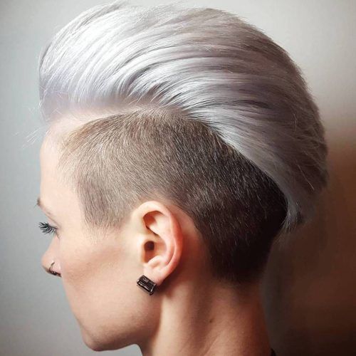 Stunning Silver Mohawk Hairstyles (Photo 2 of 20)