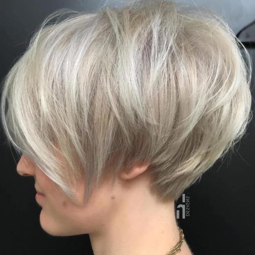 Choppy Pixie Haircuts With Blonde Highlights (Photo 10 of 20)