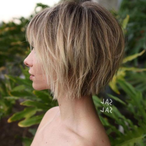 Short Chopped Haircuts With Bangs (Photo 9 of 20)