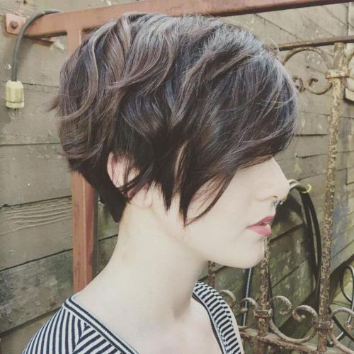 Edgy Pixie Haircuts With Long Angled Layers (Photo 1 of 20)