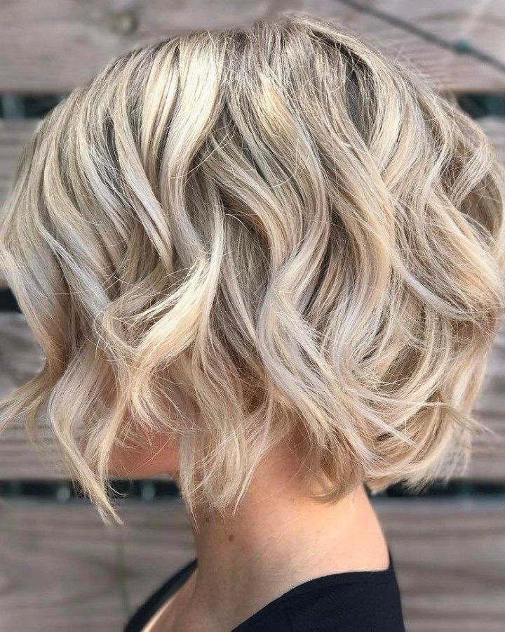 20 Best Ideas Choppy Blonde Bob Hairstyles with Messy Waves