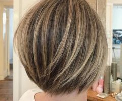 20 Inspirations Short Stacked Bob Hairstyles with Subtle Balayage