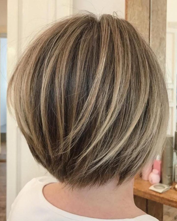 20 Inspirations Short Stacked Bob Hairstyles with Subtle Balayage