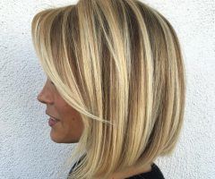2024 Popular Straight Blonde Bob Hairstyles for Thin Hair