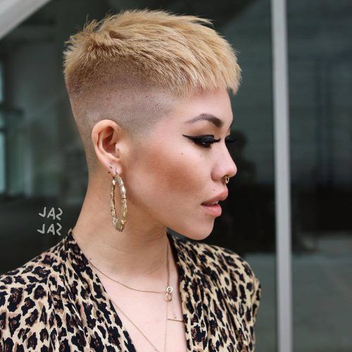 Side-Parted Pixie Hairstyles With An Undercut (Photo 20 of 20)
