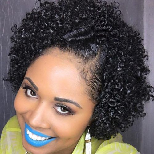 Natural Curly Updos For Black Hair (Photo 3 of 15)
