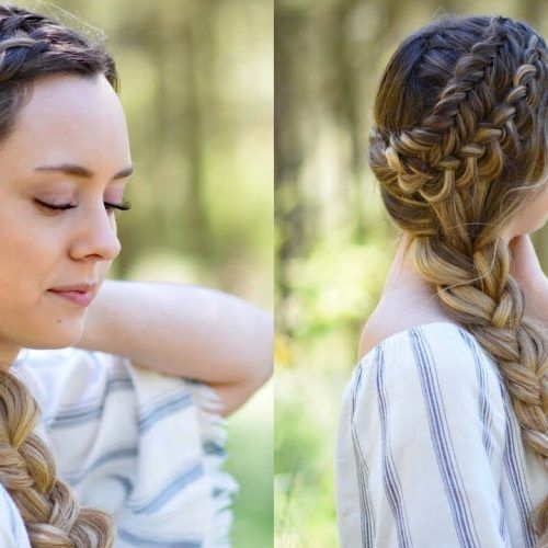 Braided Hairstyles To The Back (Photo 10 of 15)