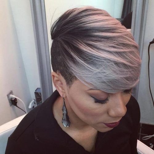 Short Hairstyles For Black Women With Gray Hair (Photo 8 of 20)