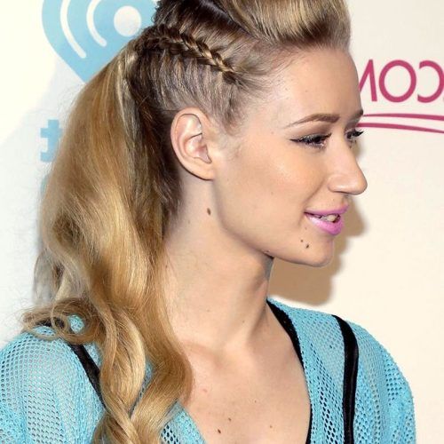 Long Ponytails With Side Braid (Photo 8 of 20)
