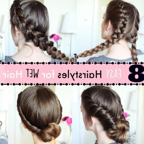 Wet Hair Updo Hairstyles (Photo 2 of 15)