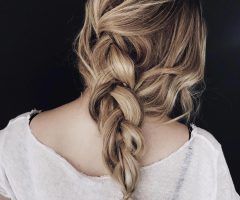20 Collection of Messy Elegant Braid Hairstyles