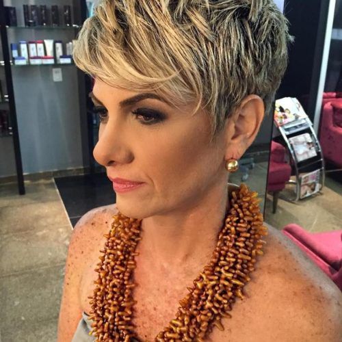 Blonde Pixie Haircuts For Women 50+ (Photo 2 of 20)