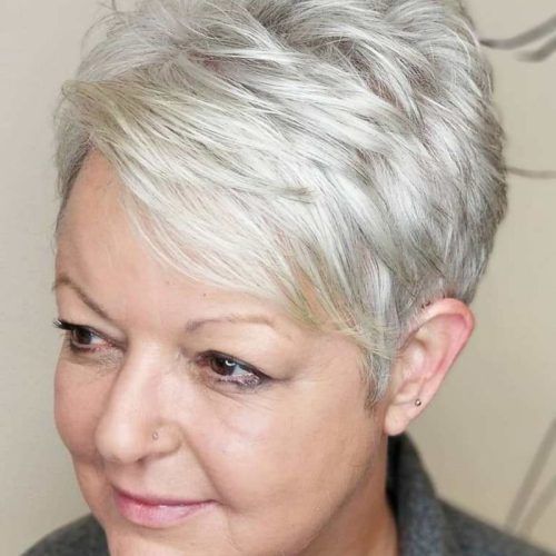 Gray Pixie Hairstyles For Over 50 (Photo 5 of 20)