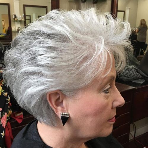 Voluminous Gray Pixie Haircuts (Photo 1 of 20)