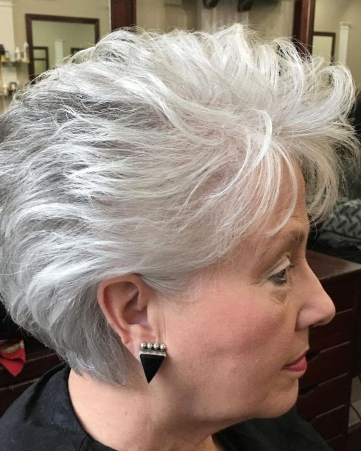 20 Inspirations Voluminous Gray Pixie Haircuts