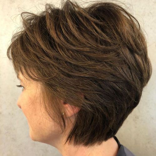 Two-Tone Feathered Pixie Haircuts (Photo 8 of 20)