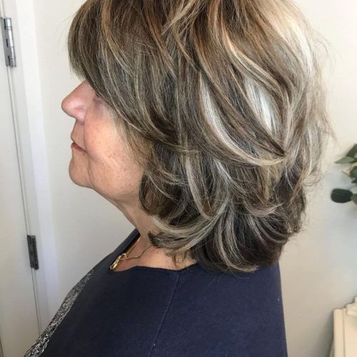 Golden-Bronde Bob Hairstyles With Piecey Layers (Photo 5 of 20)