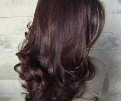 20 Best Collection of Long Layered Brunette Hairstyles with Curled Ends