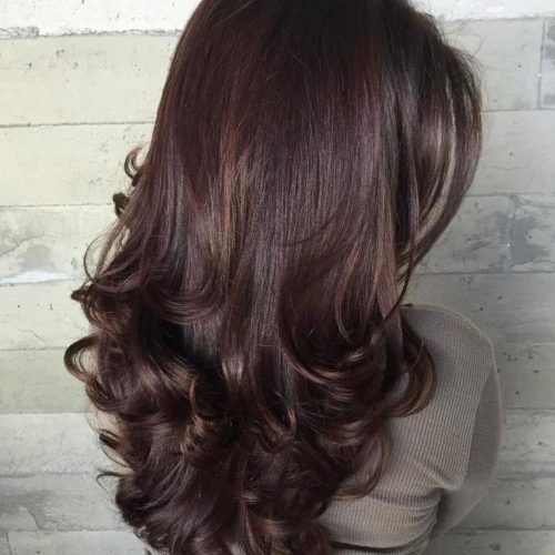 Long Layered Brunette Hairstyles With Curled Ends (Photo 1 of 20)