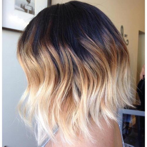 Tousled Shoulder-Length Ombre Blonde Hairstyles (Photo 10 of 20)