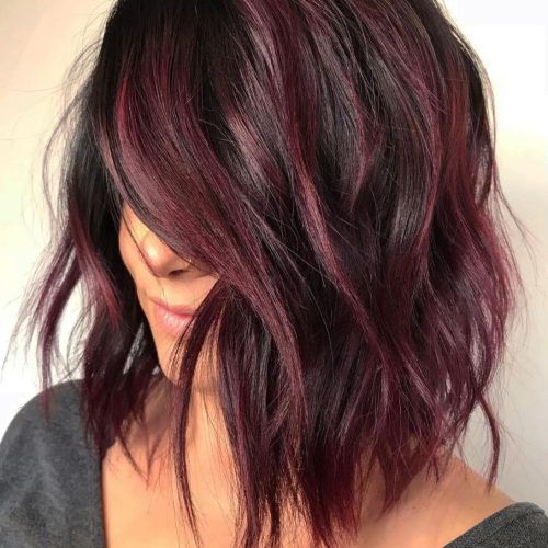 Burgundy Bob Hairstyles With Long Layers (Photo 5 of 20)