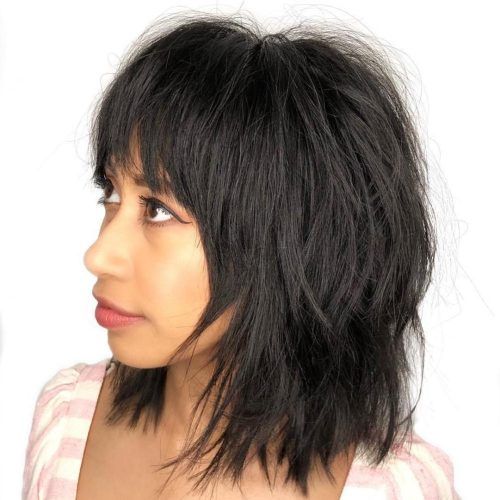 Razored Shaggy Bob Hairstyles With Bangs (Photo 12 of 20)