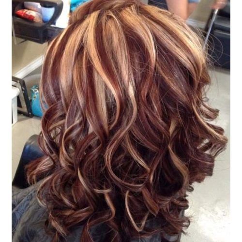 Red Highlights For Type 3C Hairstyles (Photo 17 of 20)