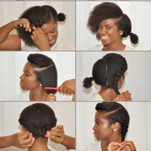 Quick Updo Hairstyles For Natural Black Hair (Photo 10 of 15)