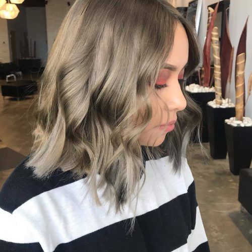 Lob Haircuts With Ash Blonde Highlights (Photo 19 of 20)