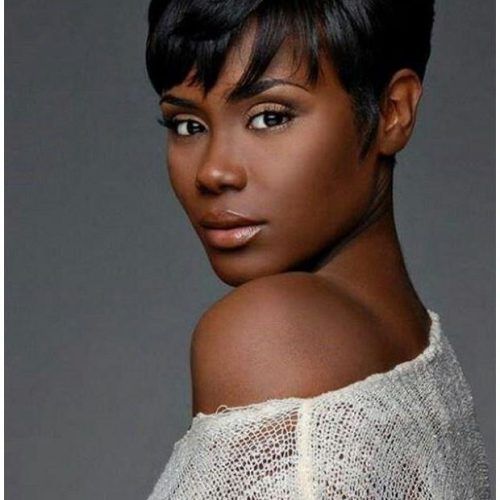 Short Haircuts For Black Women With Fine Hair (Photo 18 of 20)