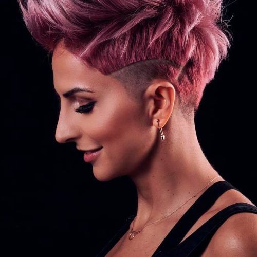 Short Women Hairstyles With Shaved Sides (Photo 7 of 20)