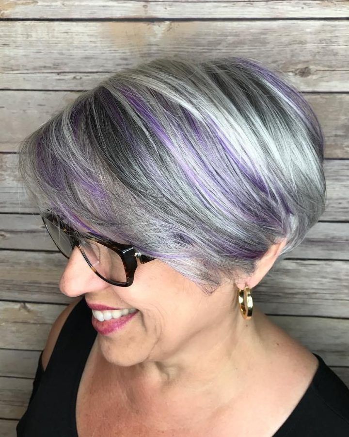20 Ideas of Lavender Hairstyles for Women Over 50
