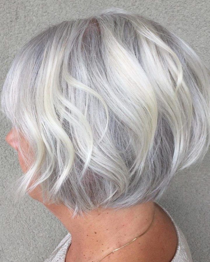 20 Best Gray Bob Hairstyles with Delicate Layers