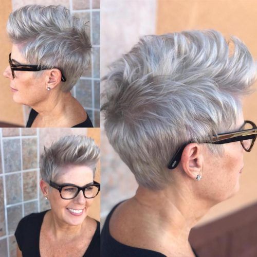 Silver Pixie Hairstyles For Fine Hair (Photo 19 of 20)
