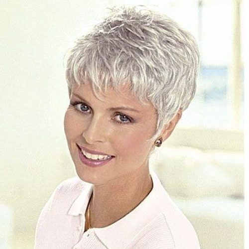 Short Haircuts For Grey Haired Woman (Photo 3 of 20)