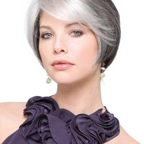 Short Haircuts For Grey Haired Woman (Photo 14 of 20)