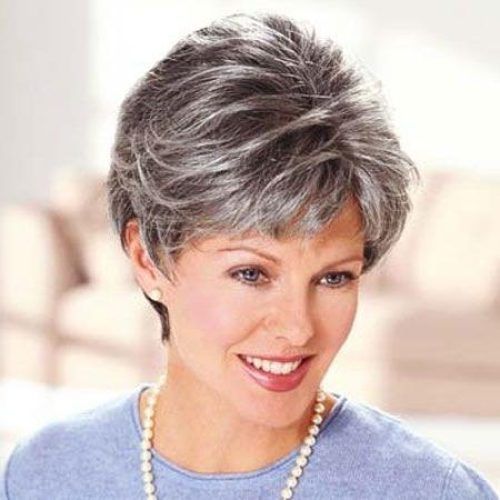 Short Hairstyles For Salt And Pepper Hair (Photo 10 of 20)