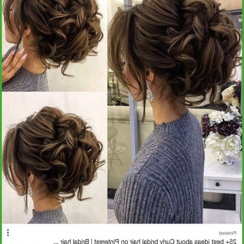 Curled Updo Hairstyles (Photo 7 of 20)