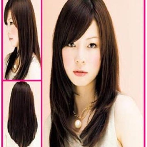 Long Layered Hairstyles Korean (Photo 14 of 15)