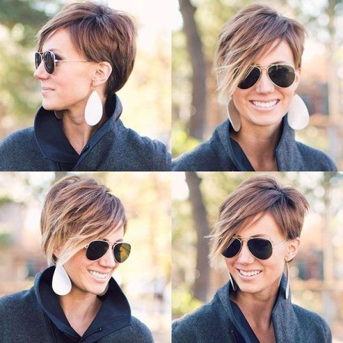Short Haircuts With One Side Longer Than The Other (Photo 16 of 20)